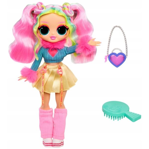 L.O.L. Surprise OMG Bubblegum Modepuppe mit Zubehör und Kamm, 25 cm