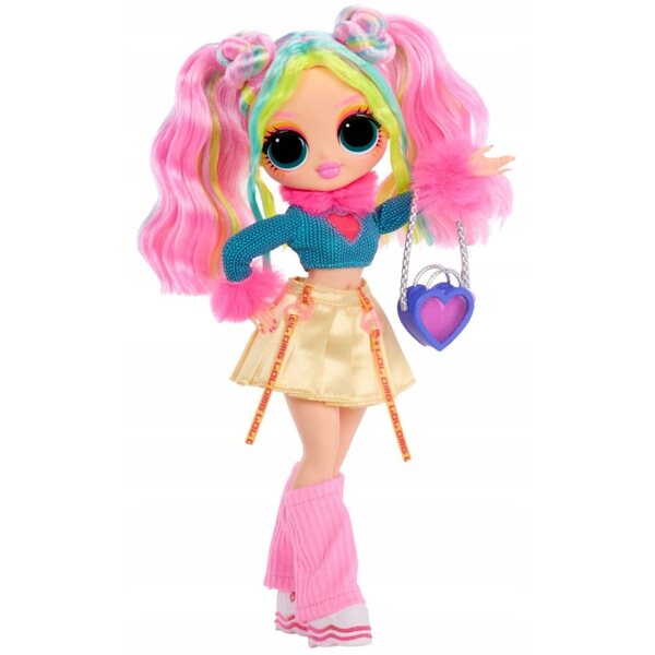L.O.L. Surprise OMG Bubblegum Modepuppe mit Zubehör und Kamm, 25 cm