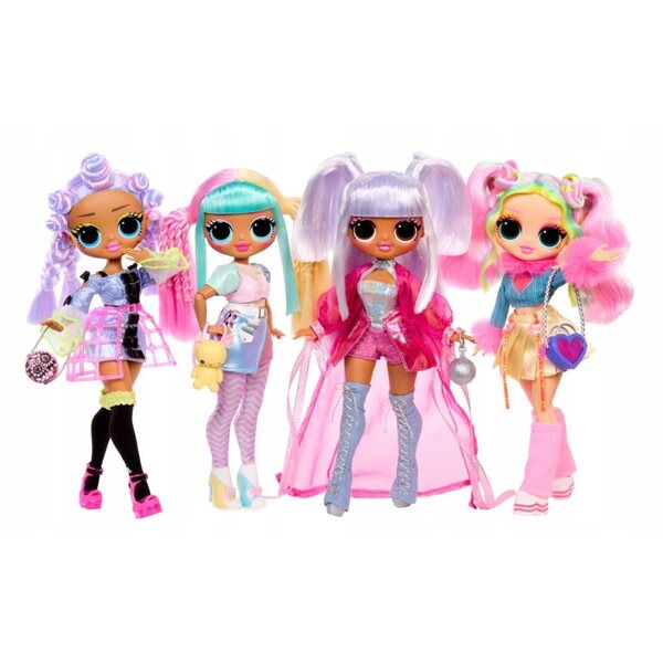 L.O.L. Surprise OMG Bubblegum Modepuppe mit Zubehör und Kamm, 25 cm