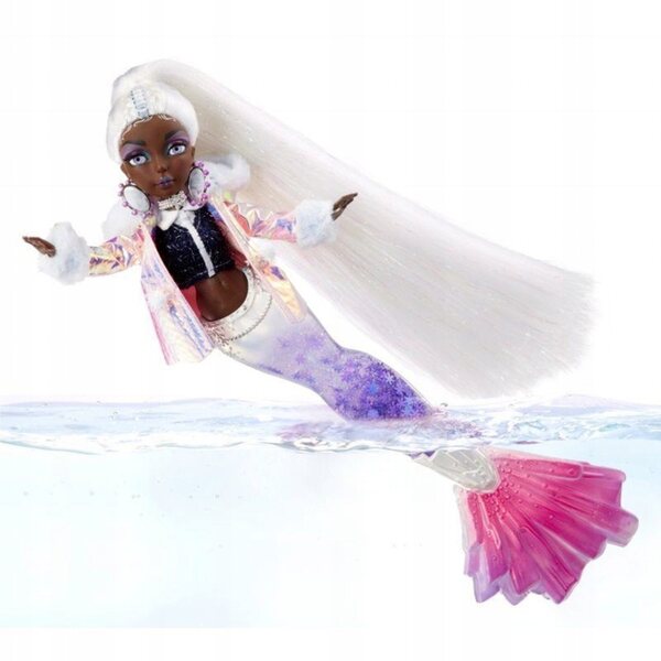 Lalca Sirena Mermaze Winter Crystabella con Coda Cambia Colore 30 cm