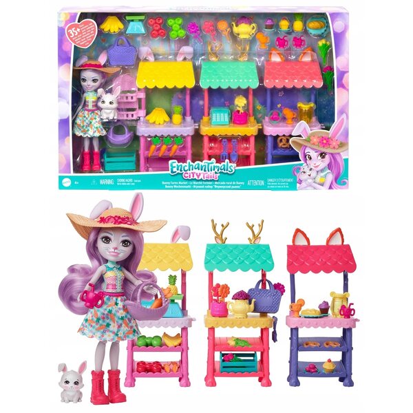 Enchantimals Becker Bunny mit Zubehör Rabbit Market 4+ Jahre