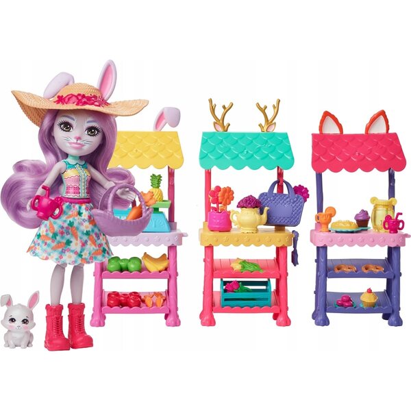 Enchantimals Becker Bunny mit Zubehör Rabbit Market 4+ Jahre