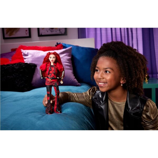 Bambola Mattel Disney Descendants The Rise of Red 35 cm con dettagli articolati