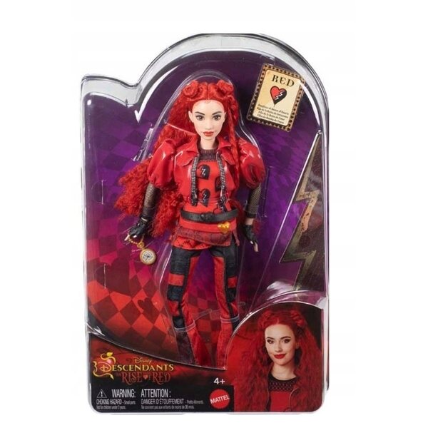 Bambola Mattel Disney Descendants The Rise of Red 35 cm con dettagli articolati