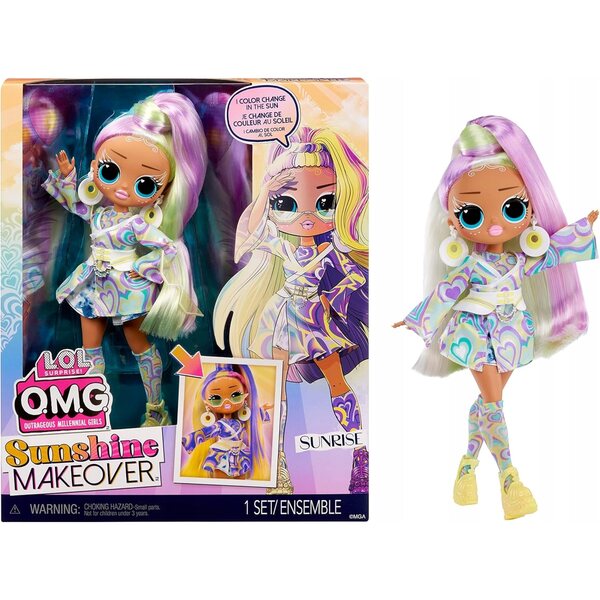 LOL Surprise OMG Sunshine Makeover – 30 cm große Puppe für Kinder ab 3 Jahren