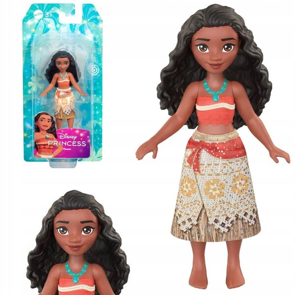 Mattel Disney Princess Vaiana Minipuppe 10 cm mit LED-Lichtern für Kinder