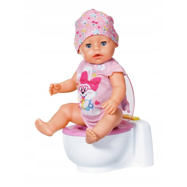 Baby Born Magische Toilette mit Soundeffekten und Lichtern für Kinder ab 3 Jahren