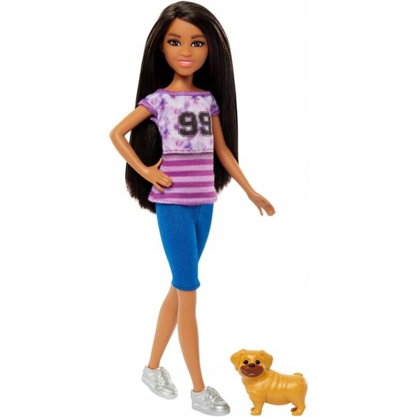 Barbie Ligaya mit Hund Filmpuppe 23 cm für Kinder ab 3 Jahren