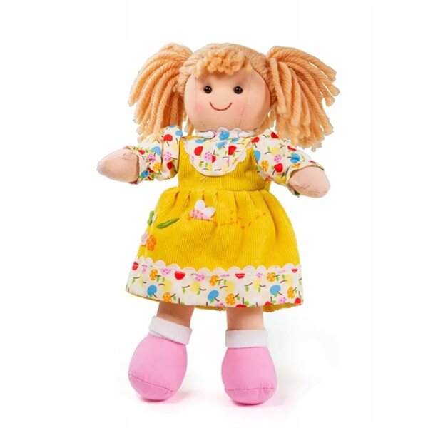 Bambola di pezza Dominika Bigjigs Toys 28 cm per bambini 12 mesi+