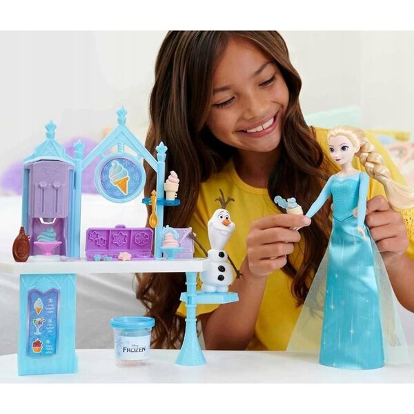 Mattel Disney Frozen Elsa en Olaf Set - Frozen ijsjes en snoepjes, creatieve spellen