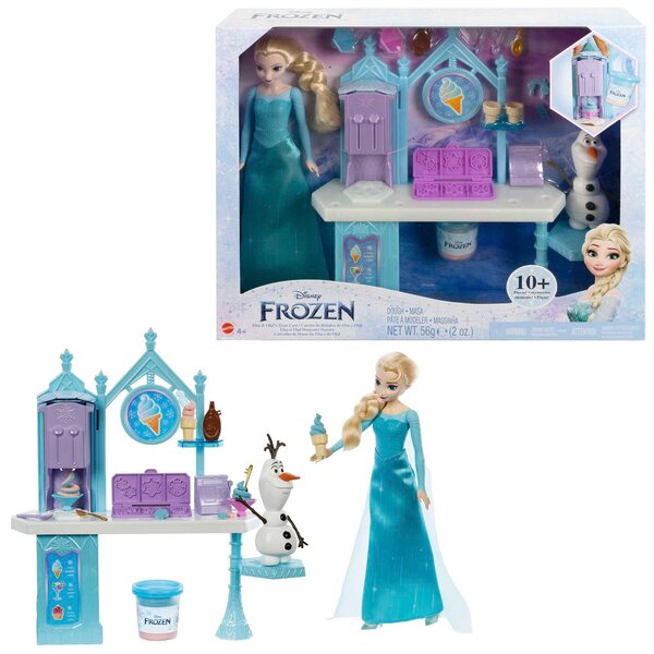 Mattel Disney Frozen Elsa en Olaf Set - Frozen ijsjes en snoepjes, creatieve spellen