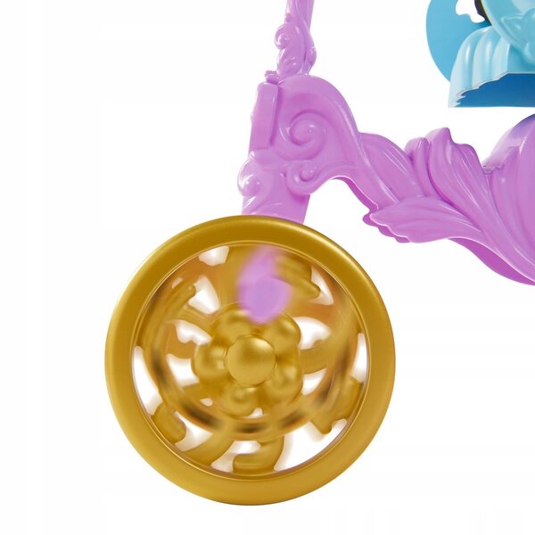 Enchantimals Peola Pony-Puppe mit königlicher Kutsche für Kinder ab 4 Jahren
