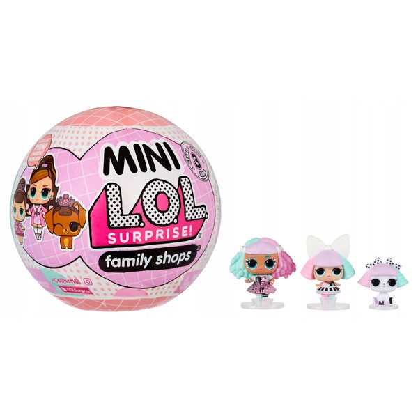 Lol Surprise Mini Famiglia in Sfera a Sorpresa - 12 Mini Famiglias da Collezionare