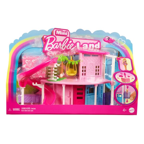 Barbie Mini BarbieLand Mini-Puppenhaus mit Minipuppe und Zubehör