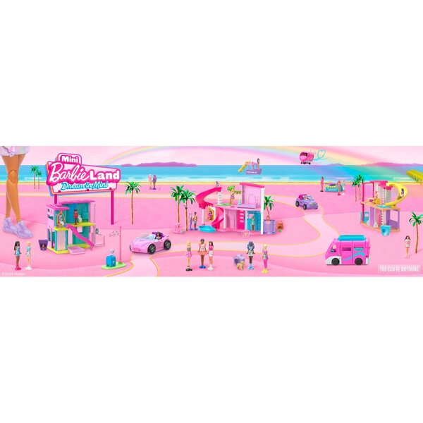Barbie Mini BarbieLand Mini-Puppenhaus mit Minipuppe und Zubehör