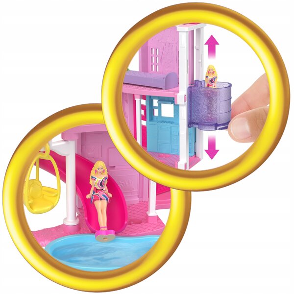 Barbie Mini BarbieLand Mini-Puppenhaus mit Minipuppe und Zubehör