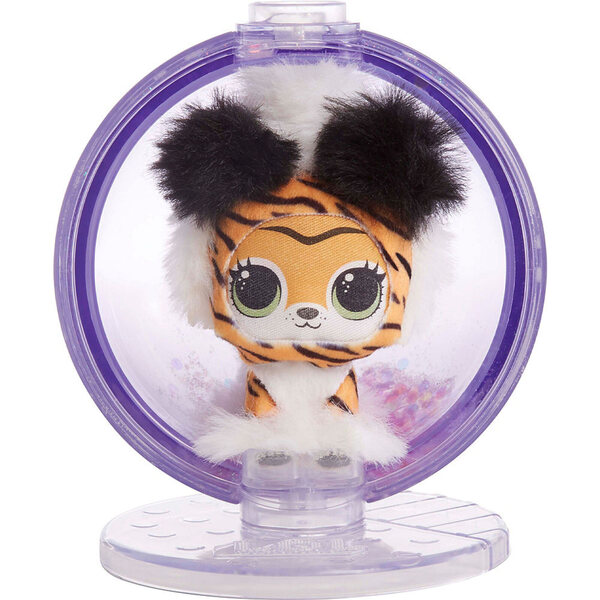 LOL Fluffy Pets Winter Disco: Tier mit Fell, Ball mit Glitzerschnee