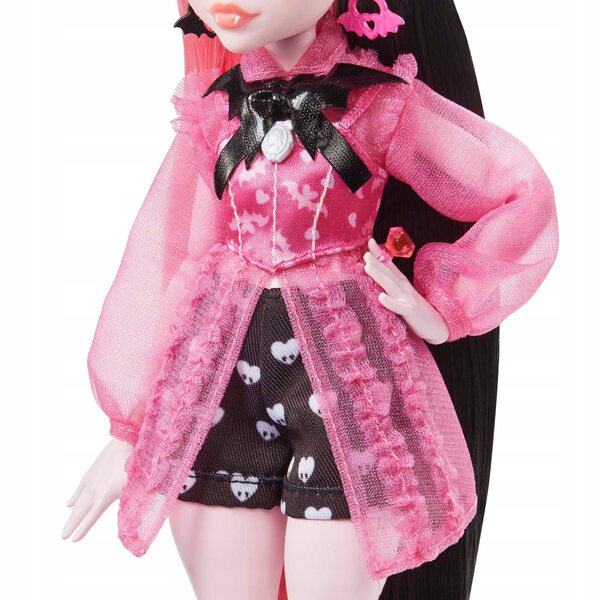 Lalcka Monster High Draculaura 25,5 cm mit modischer Kleidung und Accessoires