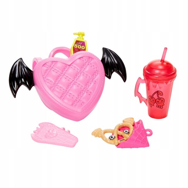 Lalcka Monster High Draculaura 25,5 cm mit modischer Kleidung und Accessoires