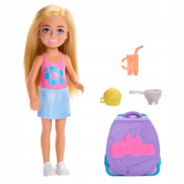 Barbie Chelsea Family&Friends mit Rucksack und Cupcakes, Kreativspiel