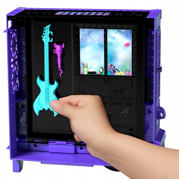 Monster High Koncertowy Food Truck Lalka Zestaw z rozkładaną sceną HXH83