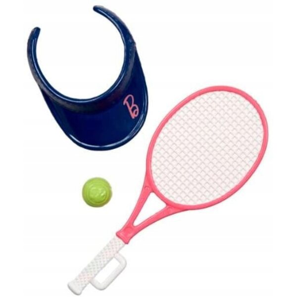 Barbie Karriere-Tennisspieler-Puppe mit 22 Bewegungspunkten und Sportzubehör