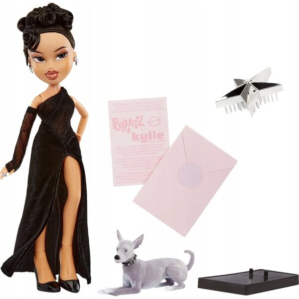 Bratz x Kylie Jenner Night Fashion Doll con abito lungo e accessori 25 cm