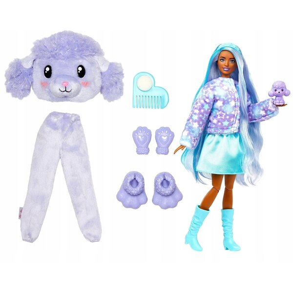 Barbie Cutie Reveal Pudelpuppe mit 10 Überraschungen und Verwandlungen