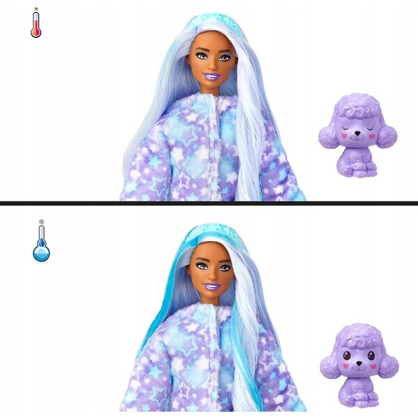 Barbie Cutie Reveal Pudelpuppe mit 10 Überraschungen und Verwandlungen