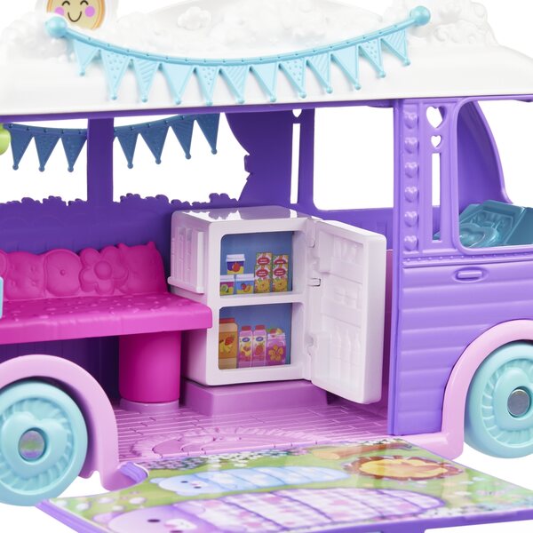 Polly Pocket Glamping Van Kamper con Accessori e Lalla per Bambini da 4 Anni