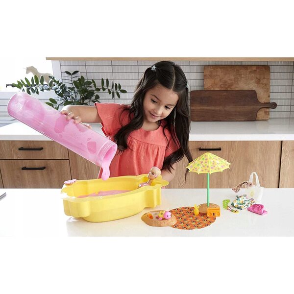 LALKA BARBIE COLOR REVEAL WAKACYJNA PIANA ANANAS zestaw do zabawy +3 lata