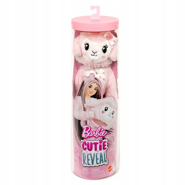 Barbie Cutie Reveal Rosa Ei mit Kostüm und Zubehör für Kinder ab 3 Jahren