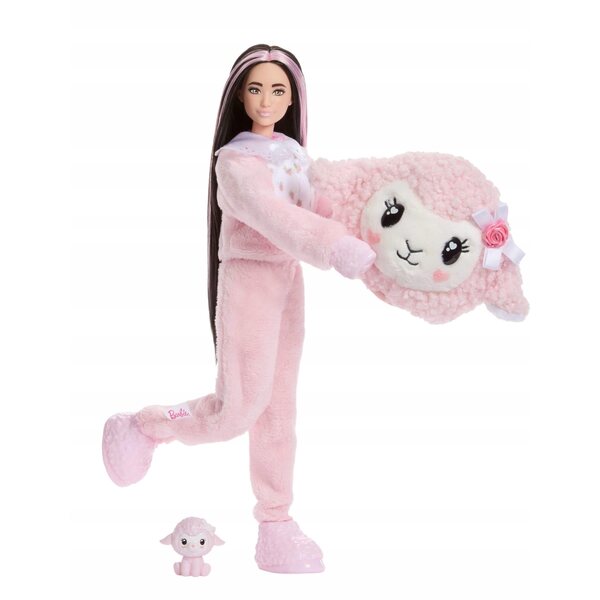 Barbie Cutie Reveal Rosa Ei mit Kostüm und Zubehör für Kinder ab 3 Jahren