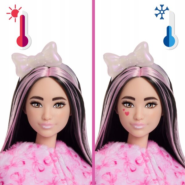 Barbie Cutie Reveal Rosa Ei mit Kostüm und Zubehör für Kinder ab 3 Jahren
