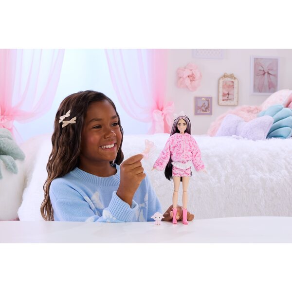 Barbie Cutie Reveal Rosa Ei mit Kostüm und Zubehör für Kinder ab 3 Jahren