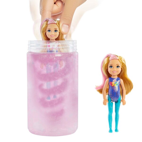 Barbie Chelsea Color Reveal Mattel con 6 Sorprese e Abbigliamento da Festa