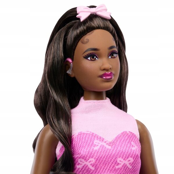 Barbie Deluxe 28 cm Puppe mit rosa Kleid und eleganten Accessoires JJN70