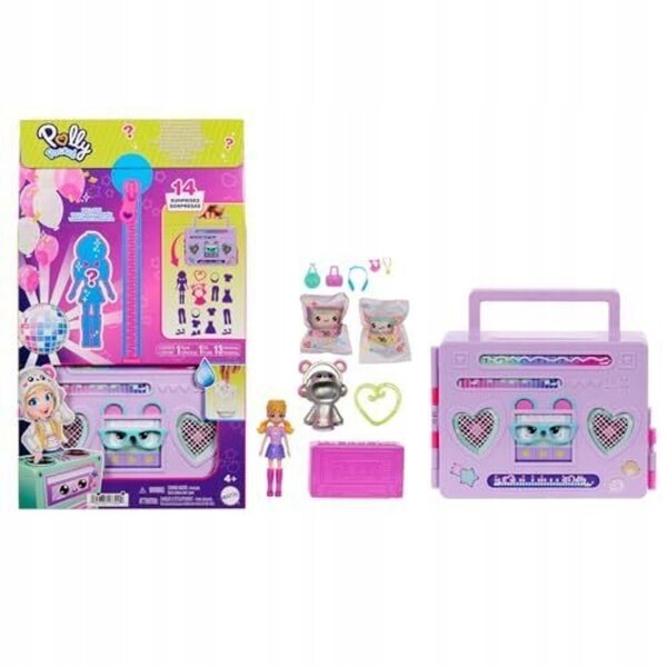 Polly Pocket Imprezowa fashion HRD65 - Комплект играчки с изненада за деца 4+