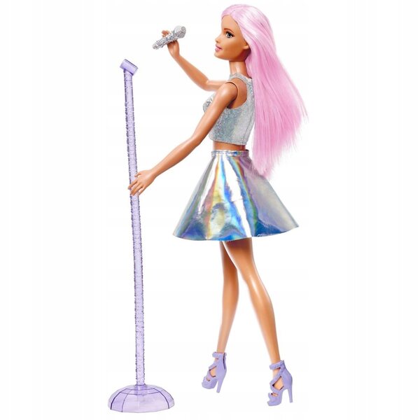 Barbie Pop Star 25 cm mit Mikrofon und Ständer: eine Puppe für Spaß und Träume