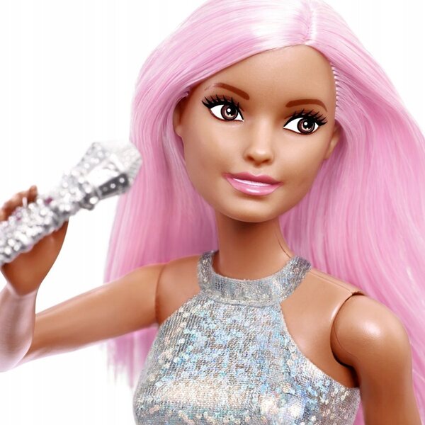 Barbie Pop Star 25 cm mit Mikrofon und Ständer: eine Puppe für Spaß und Träume