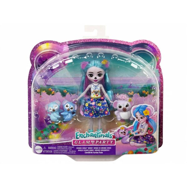 Enchantimals Set 3 Puppen und 3 Katzenwelpen – Kreativspiel für Kinder ab 4 Jahren