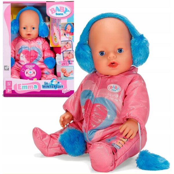 Baby Born Emma Bambola 43 cm interattiva con 10 funzioni senza batterie