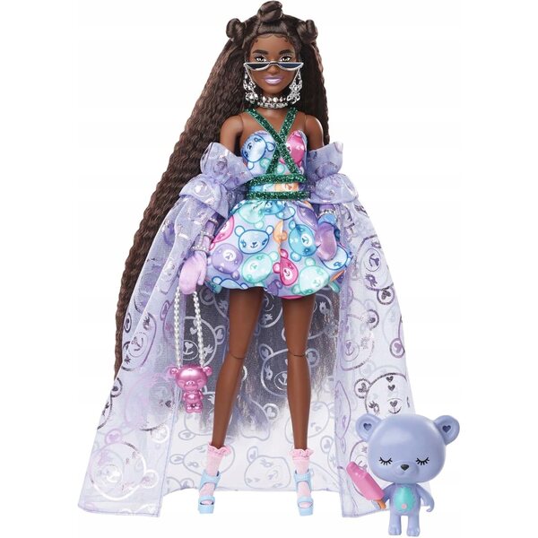 Barbie Extra Fancy Teddybär mit Zubehör und Stofftieren für Kinder ab 3 Jahren