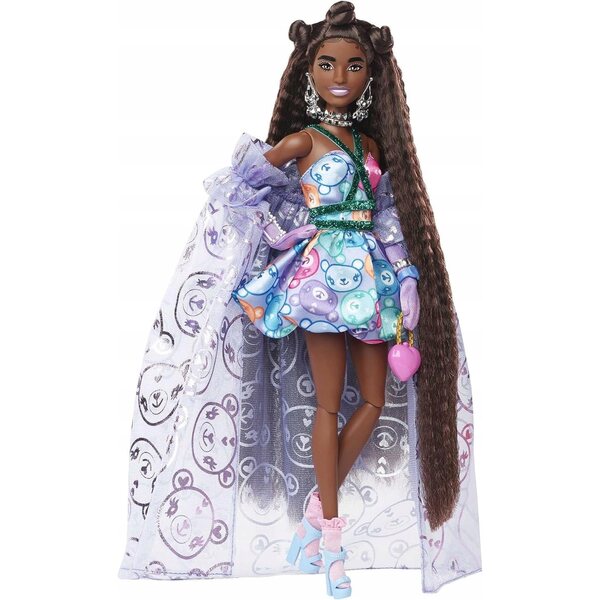 Barbie Extra Fancy Teddybär mit Zubehör und Stofftieren für Kinder ab 3 Jahren