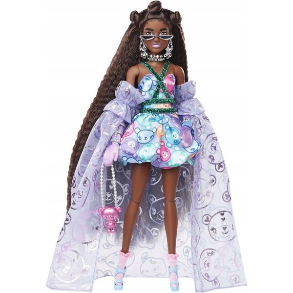 Barbie Extra Fancy Teddybär mit Zubehör und Stofftieren für Kinder ab 3 Jahren