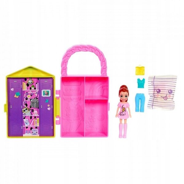 Polly Pocket Little Stylist Tourelle portable avec poupée et accessoires