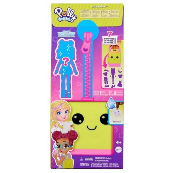 Polly Pocket Little Stylist Tourelle portable avec poupée et accessoires