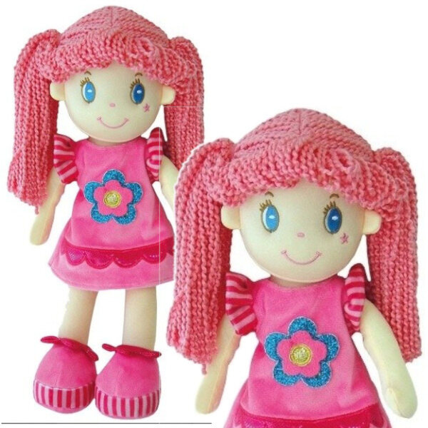 Bambola di pezza Smily Play 35 cm ideale per bambini da 18 mesi in su