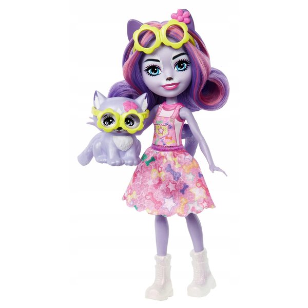 Bambola Enchantimals Hadley Husky con Animale Domestico 15 cm Mattel