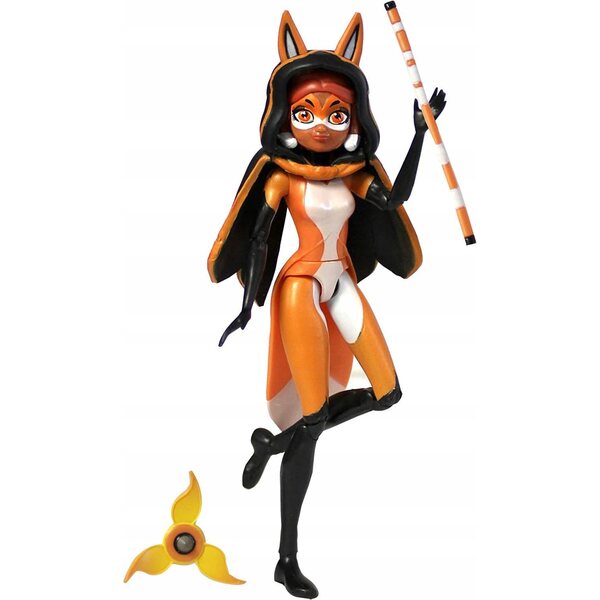 Miraculous Rena Rouge 22 cm con Accessori - Playmates Toys Biedronka e Nero Kot